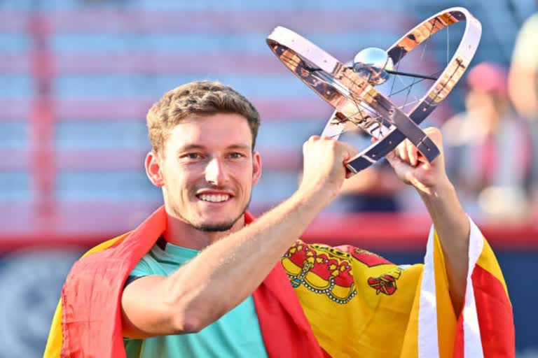 Pablo Carreno Busta defeats Hubert Hurkacz to win canadian open  Pablo Carreno Busta  Pablo Carreno Busta win canadian open  canadian open  കനേഡിയന്‍ ഓപ്പണ്‍  പാബ്ലോ കരേനോ ബുസ്റ്റ