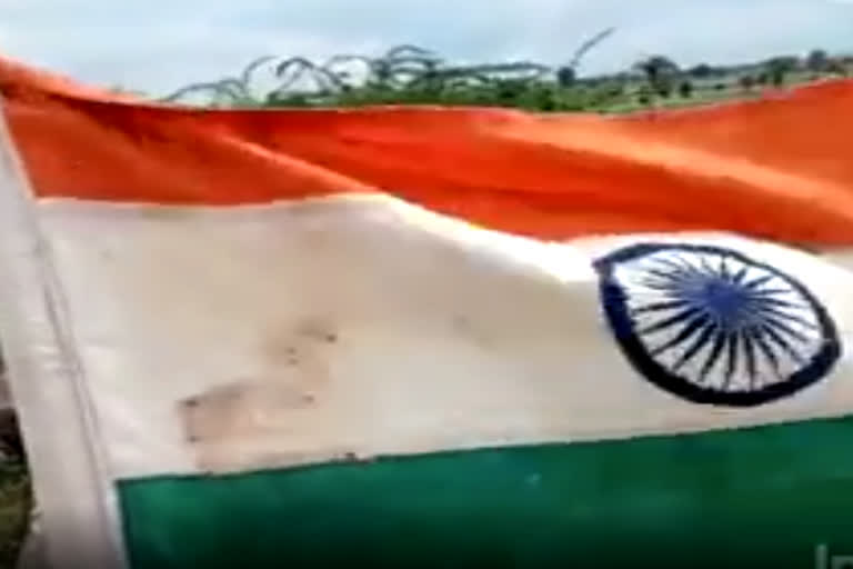 Flag seen with spots in Alwar, CBEO orders probe