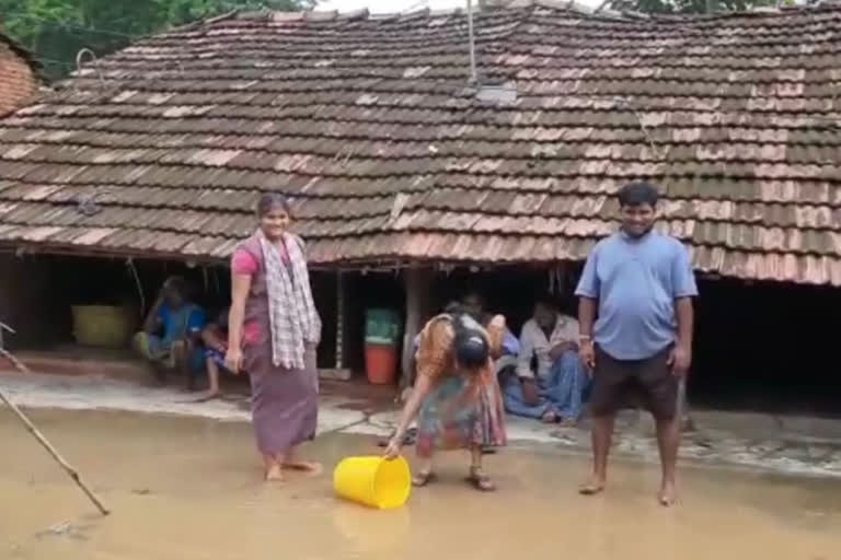 నాగావళికి వరద పోటెత్తటంతో ముంపులో మన్యం గ్రామాలు