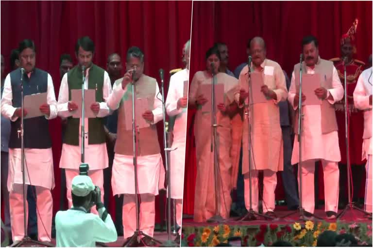 Bihar cabinet expansion  new ministers take oath in bihar  മന്ത്രിസഭ വിപുലീകരിച്ച് നിതീഷ് കുമാർ  മഹാഗഡ്ബന്ധൻ  ആർജെഡി  ബിഹാറിൽ മന്ത്രിമാർ സത്യപ്രതിജ്ഞ ചെയ്‌തു  ബിഹാർ മുഖ്യമന്ത്രി നിതീഷ് കുമാർ  bihar cabinet expansion 31 new ministers take oath