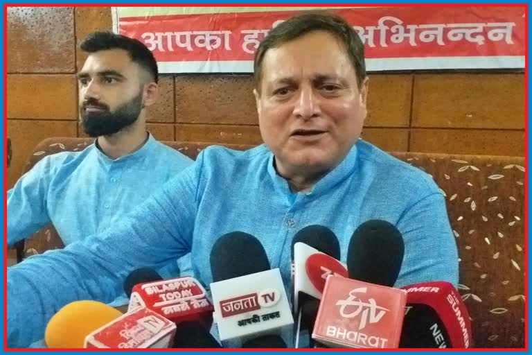 Actor Manoj Joshi in Bilaspur