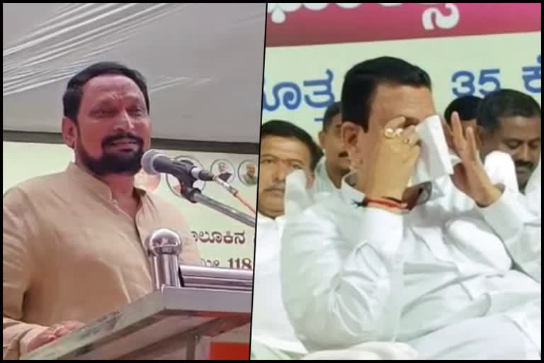 CC Patil gets emotional hearing Lakshman Savadi words