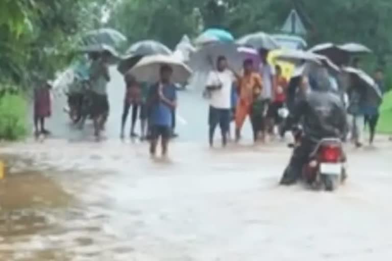 flood situation in the Mahanadi river