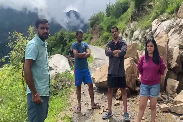 Landslide in Kullu