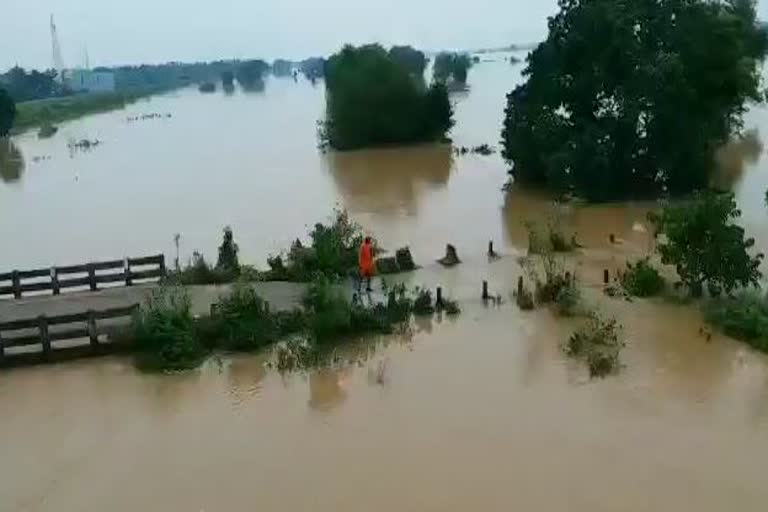 DEPUTY CHIEF SECRETARY VISITED FLOOD AFFECTED AREA IN JAGATSINGHPUR