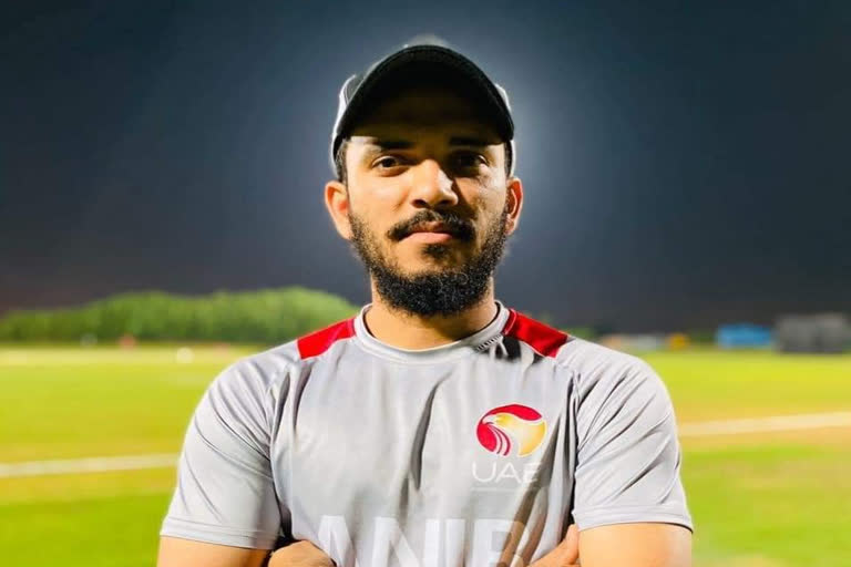 rizwan rauf  malayali player rizwan rauf captain of the uae national cricket team  uae national cricket team  uae national cricket team captain rizwan rauf  യുഎഇ ക്രിക്കറ്റ് ടീമിന് മലയാളി നായകന്‍  റിസ്​വാൻ റഊഫ്  റിസ്​വാൻ റഊഫ് യുഎഇ ക്രിക്കറ്റ് ടീം ക്യാപ്റ്റന്‍  ഏഷ്യ കപ്പ്  യുഎഇ ക്രിക്കറ്റ്  യുഎഇ