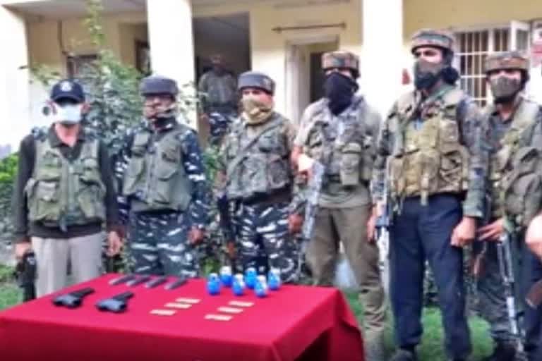 Handwara hybrid militants arrest