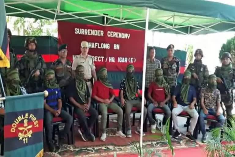 8 kuki tribal union militants surrender