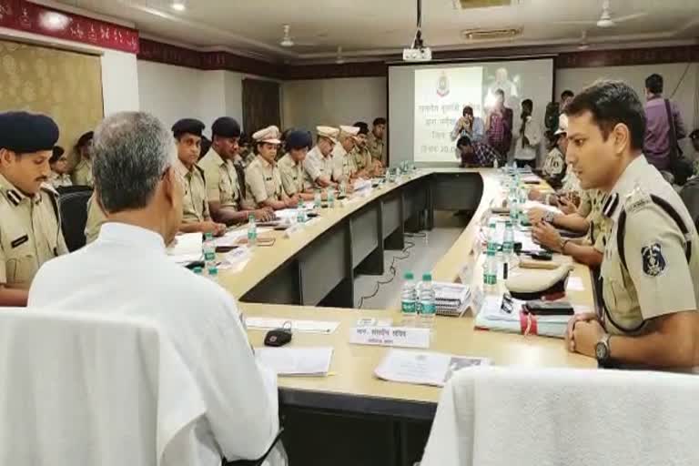 Tamradhwaj Sahu meeting with Raipur Police