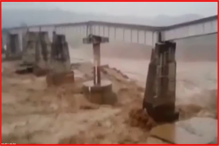 Railway Bridge Washed Away