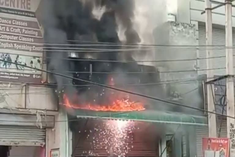 short circuit fire in sonipat