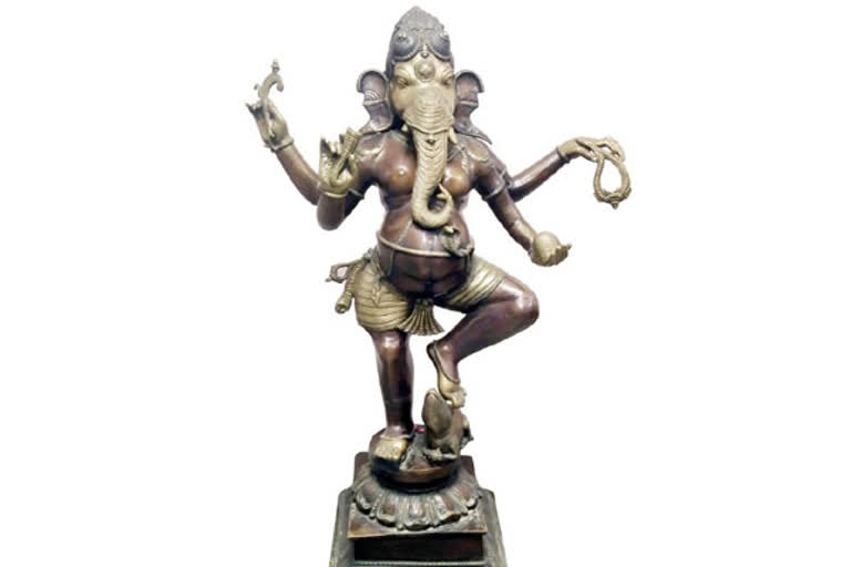 TN bronze ganesh idol trace