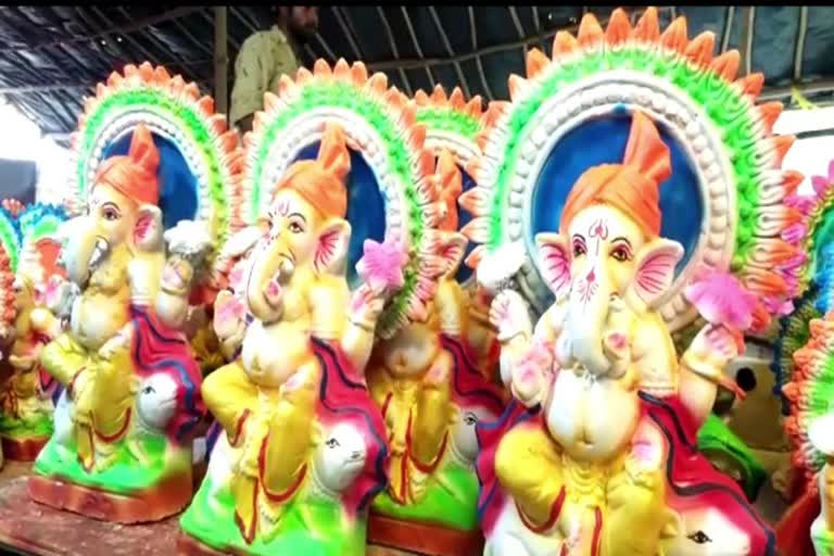 Ganeshotsav celebration on the theme of independence in Korba