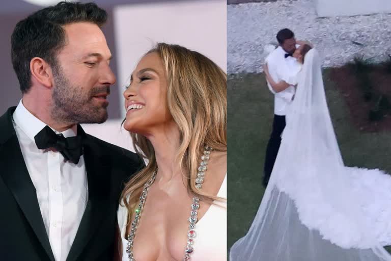 Jennifer Lopez and Ben Affleck tied the knot for the second time  ബെന്നിഫർ  ജെന്നിഫർ ലോപ്പസും ബെൻ അഫ്ലെക്കും വീണ്ടും വിവാഹിതരായി  ജെന്നിഫർ ലോപ്പസ് ബെൻ അഫ്ലെക്ക് വിവാഹം  Jennifer Lopez Ben Affleck second marriage  പോപ് ഗായിക ജെന്നിഫർ ലോപ്പസ്  ബെന്നിഫർ രണ്ടാം വിവാഹം  ഗിഗ്ലി  Jennifer Lopez Ben Affleck married again  gigli movie  pop singer Jennifer Lopez  bataman fame Ben Affleck  Jennifer Lopez Ben Affleck latest news  ജെലോ ബെൻ അഫ്ലെക്ക് പുതിയ വാർത്ത