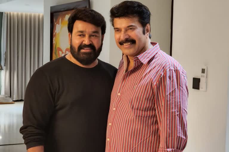 Mammootty visits Mohanlal new flat  Mammootty Mohanlal images  Mohanlal Facebook post viral  Mammootty Facebook post viral  Mohanlal new flat specialties  Venu Kunnappilly flat  മോഹന്‍ലാലിന്‍റെ ഫ്ലാറ്റിലെത്തി മമ്മൂട്ടി  മോഹന്‍ലാലിന്‍റെ പുതിയ ഫ്ലാറ്റ്‌ സന്ദര്‍ശിച്ച് മമ്മൂട്ടി