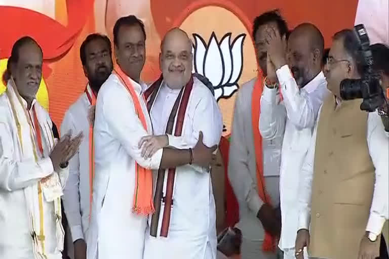 Komatireddy Rajagopal reddy join in BJP in munugode meeting