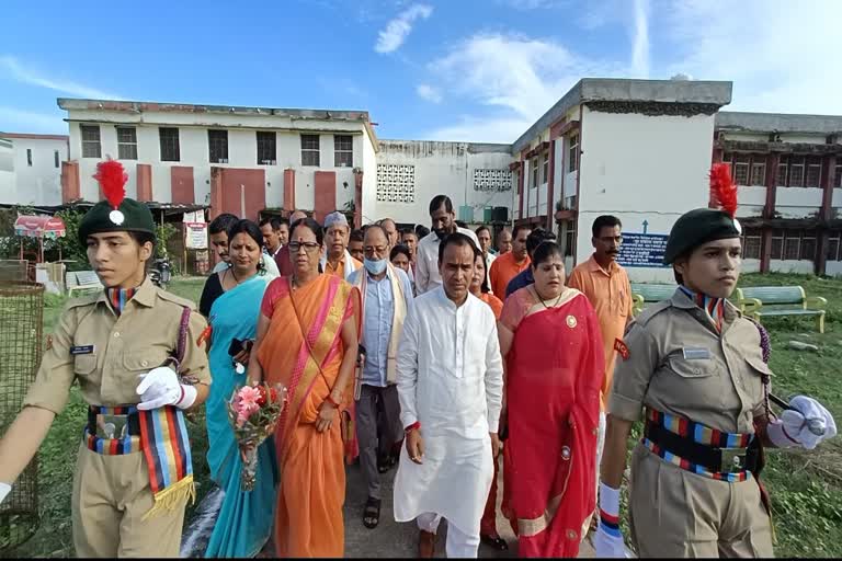 Dhan Singh Rawat inaugurated multipurpose sports building in Ramnagar