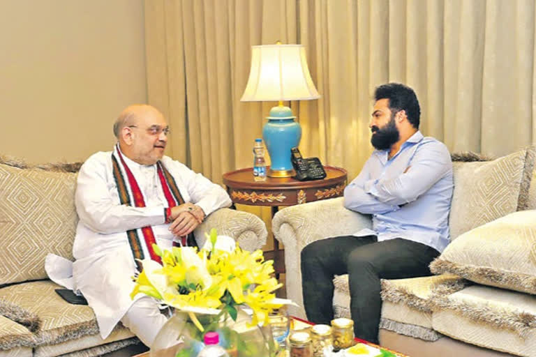 Jr NTR, Amit Shah, Jr NTR meets Amit Shah