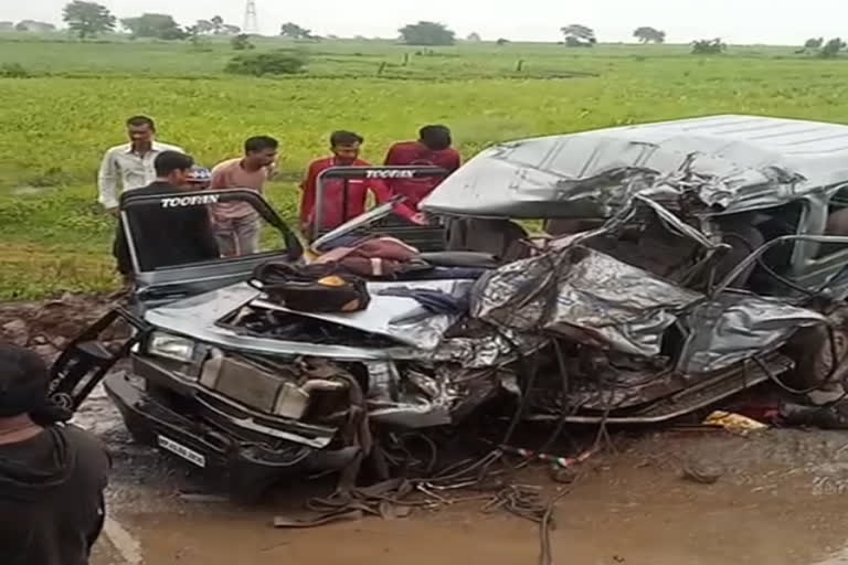 Victim of school car accident in Ujjain