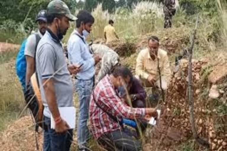 Large stock of precious gem emerald in Jharkhand