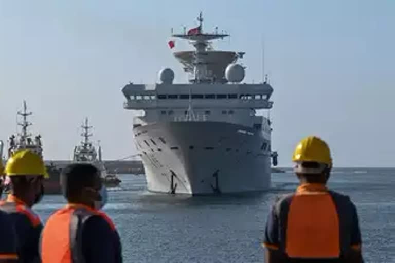 Chinese satellite tracking ship leaves Sri Lanka after controversial visit