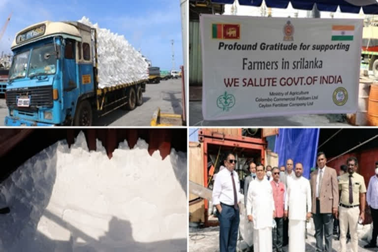 India hands over 21,000 tonnes of chemical fertilizer to Sri Lanka