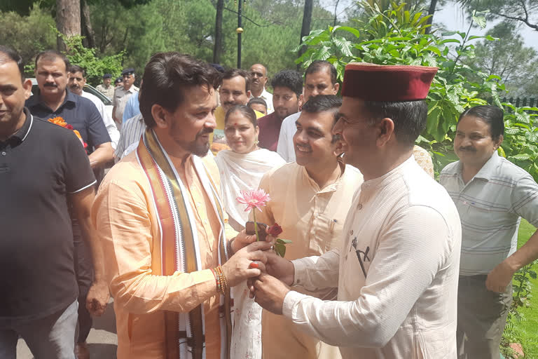 Union Minister Anurag Thakur in Hamirpur