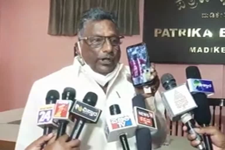 ex-minister-jeevijaya-made-another-allegation-against-mla-appachu-ranjan