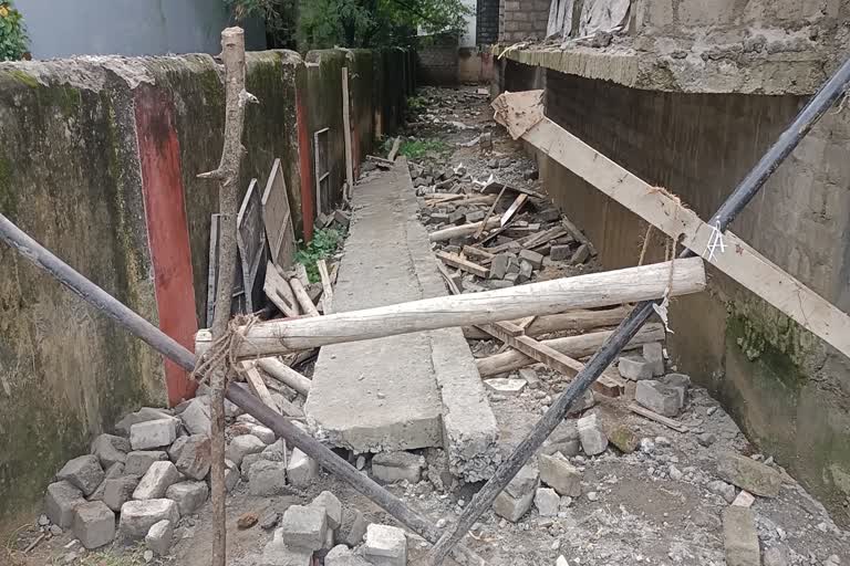 newly constructed schools collapsed