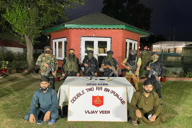 Hybrid militant  and OGW arrested  in sopore