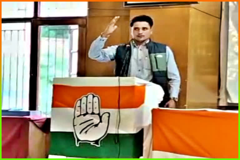 HP Youth Congress spokesperson Yuvraj Thakur