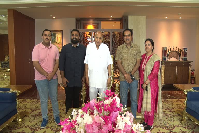 MP Minister of Mineral Resources Brijendra Pratap Singh visited Ramoji Film City Hyderabad