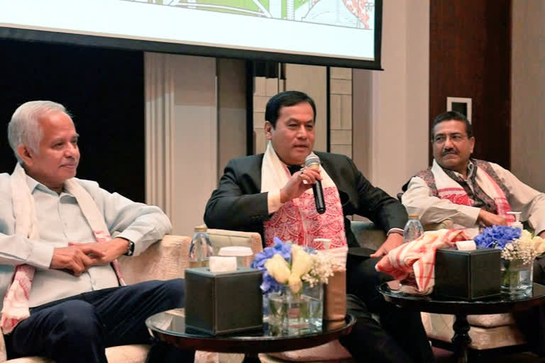 Central minister Sarbananda Sonowal interacts with Assamese community in Dubai