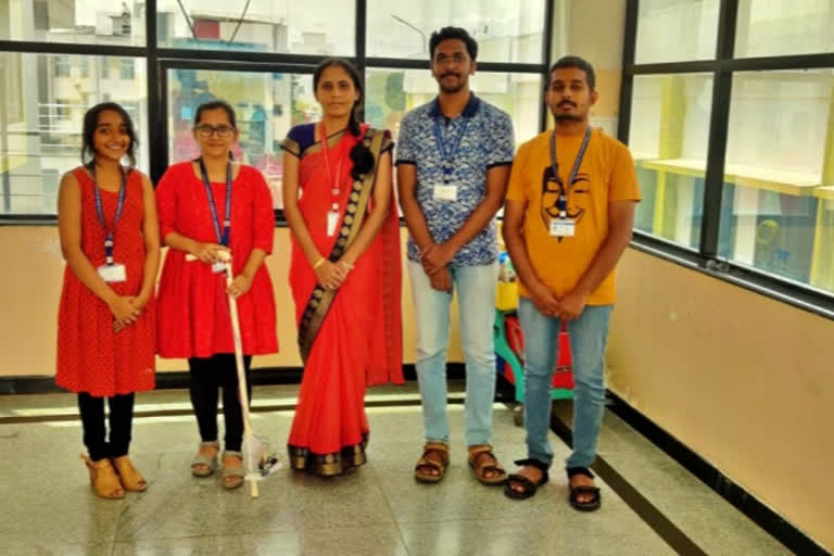 Karnataka: Engineering students invent walking stick to alert visually impaied of obstacles