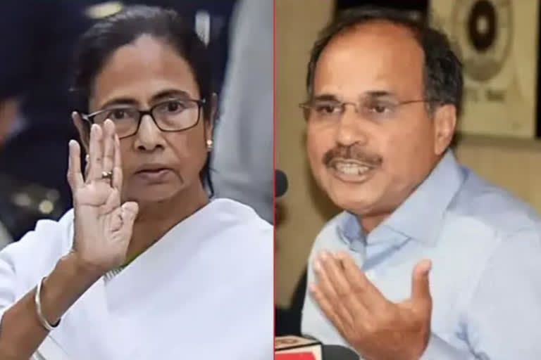 Congress mp adhir Ranjan Chaudhary slam cm mamata Banerjee