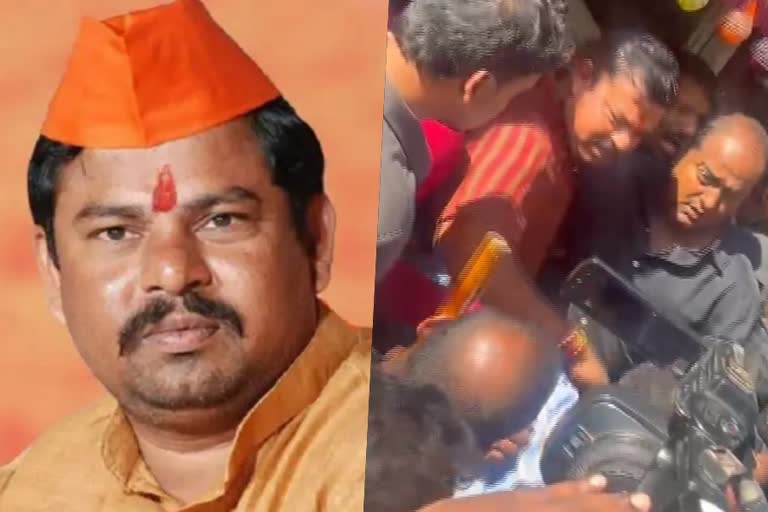 Telangana BJP MLA Raja Singh arrested again  Telangana BJP MLA Raja Singh  MLA Raja Singh  Raja Singh arrested again  Raja Singh  തെലങ്കാന ബിജെപി എംഎൽഎ രാജ സിങ് വീണ്ടും അറസ്റ്റില്‍  ബിജെപി എംഎൽഎ രാജ സിങ് വീണ്ടും അറസ്റ്റില്‍  ബിജെപി എംഎൽഎ രാജ സിങ്  എംഎൽഎ രാജ സിങ്ങിനെ പൊലീസ് വീണ്ടും അറസ്റ്റ് ചെയ്‌തു  41എ സിആർപിസി  41 A CRPC