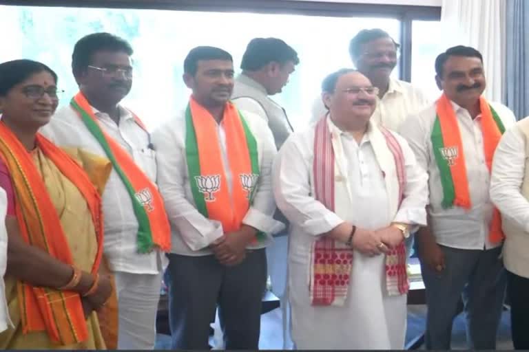 Telangana leaders join BJP