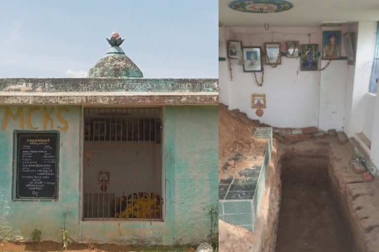 Man dug  grave for himself next to his wife  grave