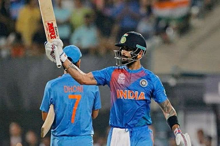 Kohli's heartfelt message to Dhoni as he prepares for Pakistan clash