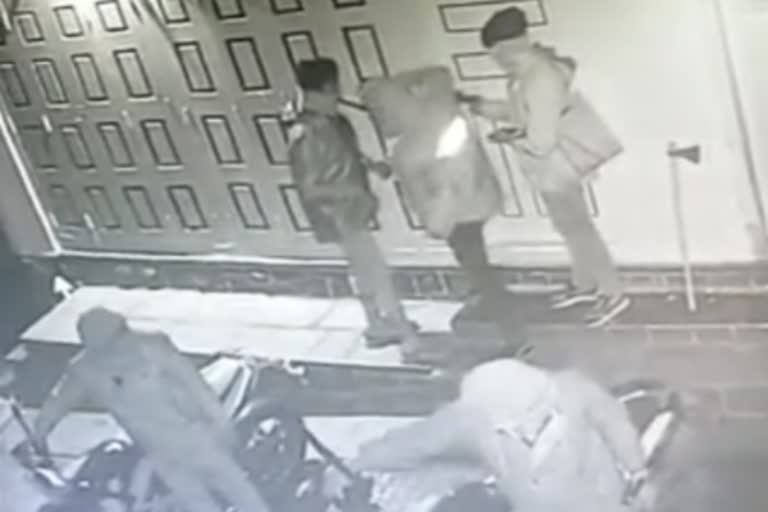 Thief wearing PPE insect while stealing in Patan taluka