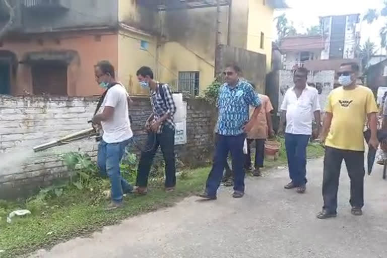 Maynaguri Municipality Independent Councilor Bought Fogging Machine