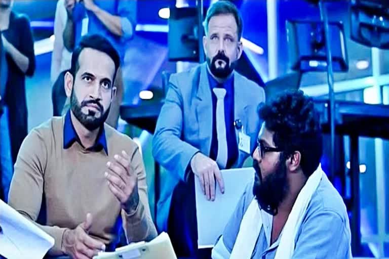 Irfan Pathan made his silver screen debut  indian former cricketer Irfan Pathan  cricketers reacted after watching the trailer  Irfan Pathan in Cobra film  इरफान पठान ने किया सिल्वर स्क्रीन डेब्यू  ट्रेलर देखकर क्रिकेटर्स ने दिया रिएक्शन  पूर्व भारतीय क्रिकेटर इरफान पठान  कोबरा फिल्म में इरफान पठान