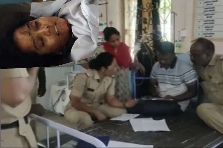 Police investigating the Ashwini Pongade murder case, dead Ashwini in inset