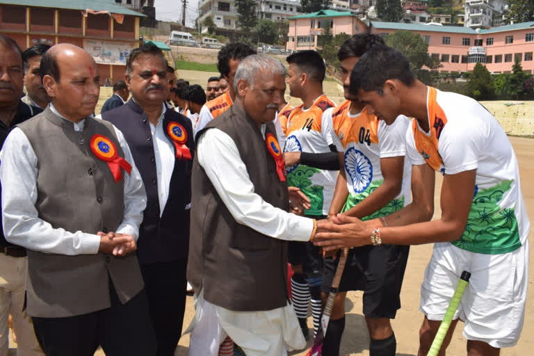 State level hockey competition at Thodo Ground