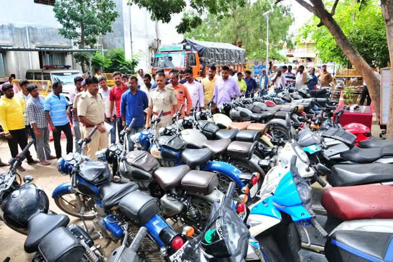 30 two wheelers  seized