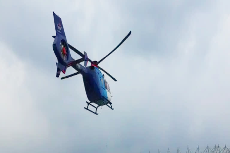 CM Dhami helicopter Emergency landing