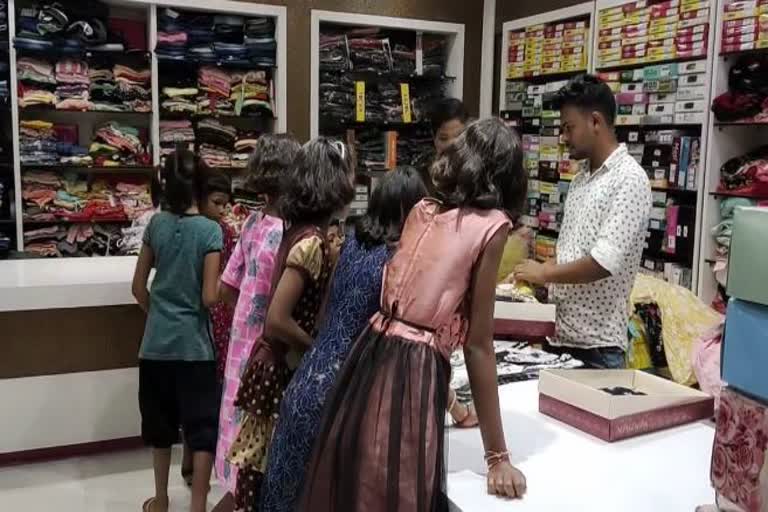 child of ashram bought dress to celebrate nuakhai in balangir