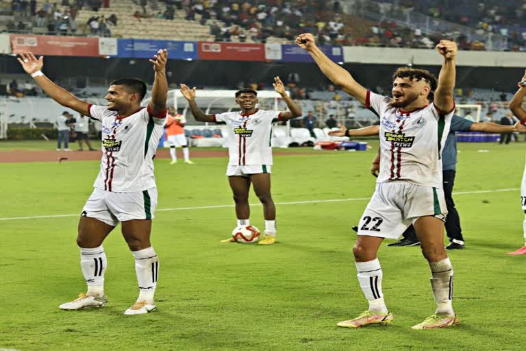 Durand Cup Football Tournament  Mohun Bagan beat East Bengal  Bagan beat East Bengal for the fifth time in a row  बागान ने लगातार पांचवीं बार ईस्ट बंगाल को हराया  मोहन बागान ने ईस्ट बंगाल को हराया  डूरंड कप फुटबॉल टूर्नामेंट