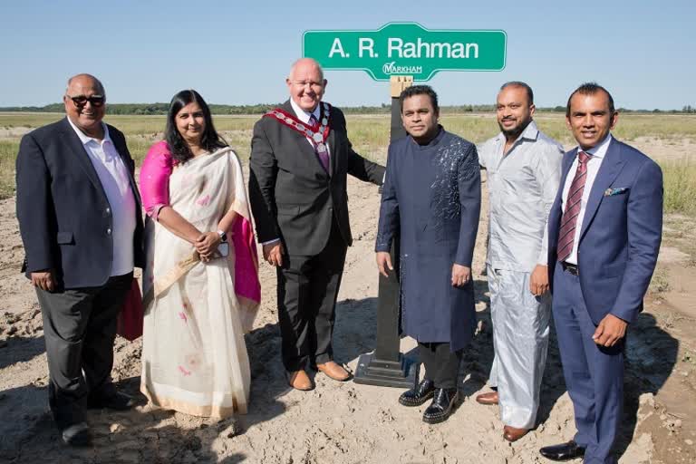 AR Rahman name for City of Markham street