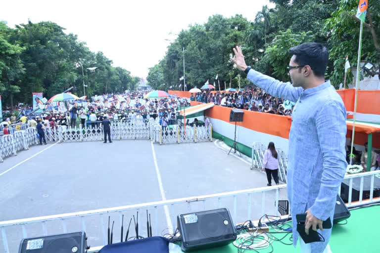 Abhishek Banerjee slams Amit Shah over dynasty politics in TMCP foundation day celebration